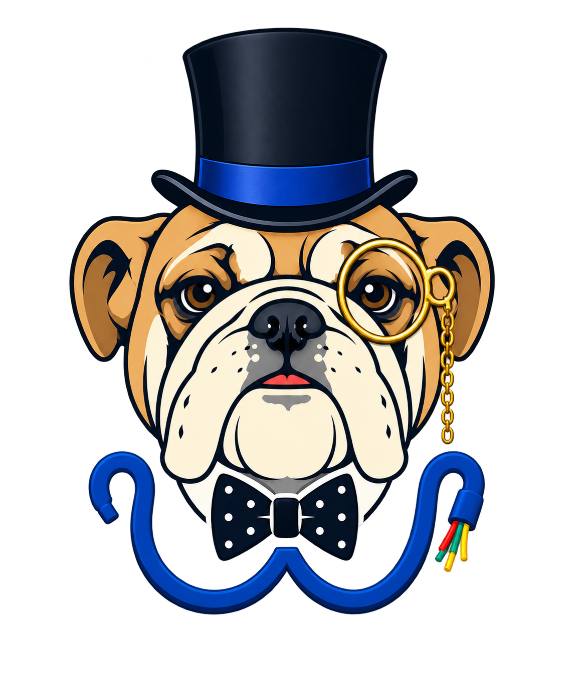 British Web Studio bulldog mascot